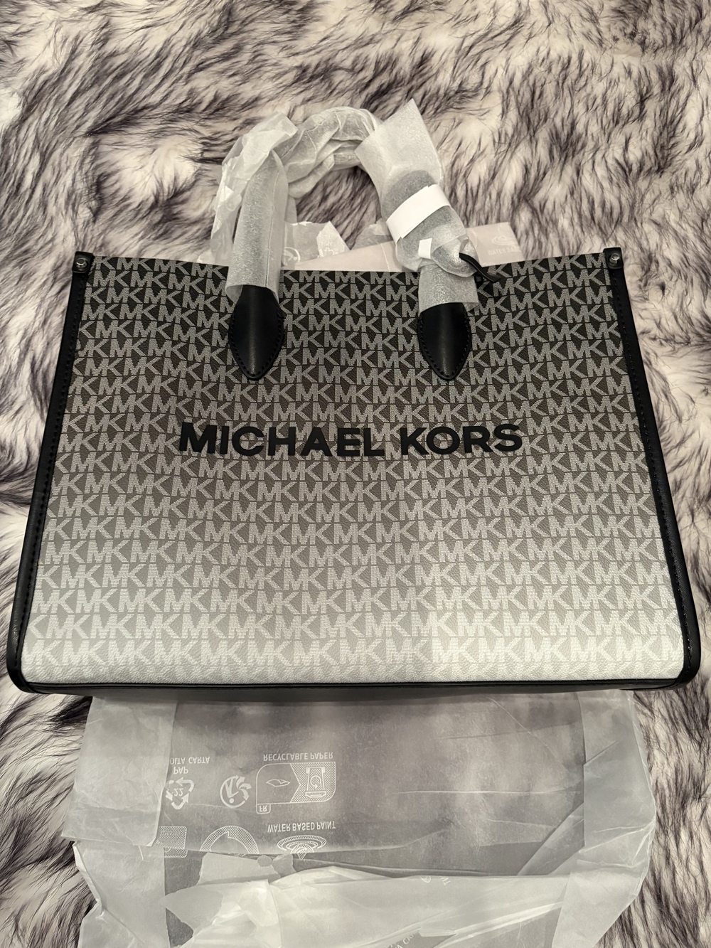 Michael Kors Grey Logo Tote Bag